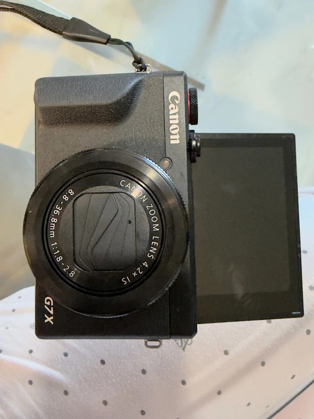 Canon Black Compact Digital Camera with Flip-Out Screen